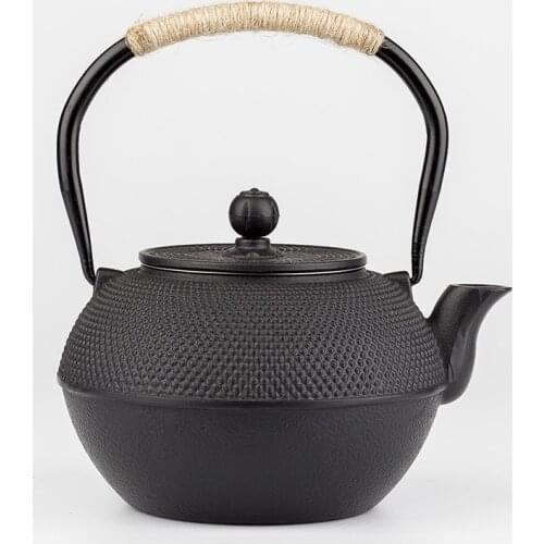Iron Pot Teapot Cast Iron Teapot Wholesale Iron Pot Cast Iron Boiling Water Tea Household Teapot Tea Set Iron Pot