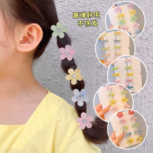 Higood The new cartoon plush doll hair pin female lambs wool dolls brooch soft of cute teddy bear hairpin hair girl