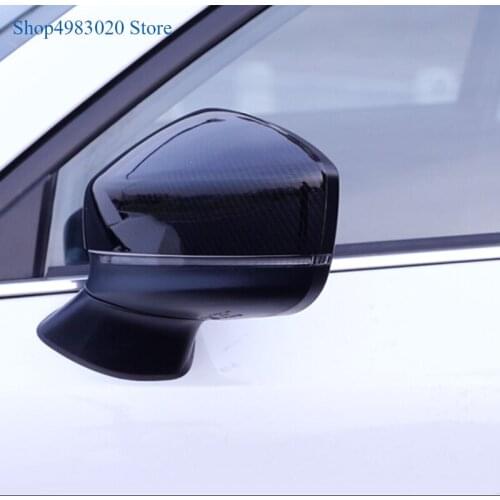 For Mazda CX-5 CX5 2018 2019 Car Side Rearview Mirror Decoration Protector Housing Sticker Cover Trim Frame Car-styling