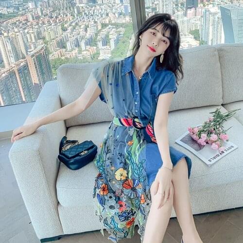 Модные джинсовые платья Kalecandy China At AliExpress