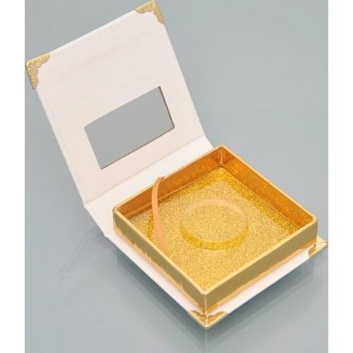 Wholesale eyelash packaging box lash boxes packaging custom logo faux mink lashes strip magnetic square empty case bulk vendor