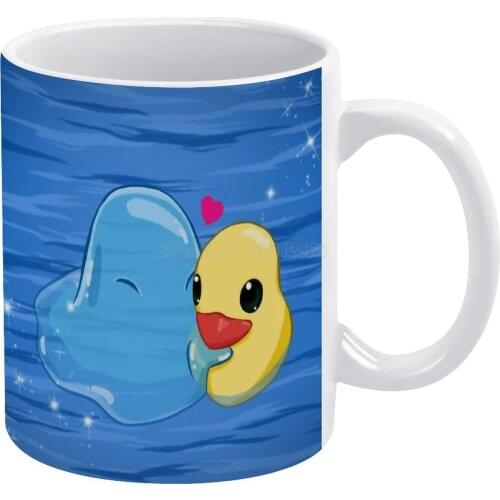 Puddle Slime White Mug 11 Oz Funny Ceramic Coffee/Tea/Cocoa Mug Unique Gift Slime Rancher Video Games Gry Wideo Slimes Puddle Sl