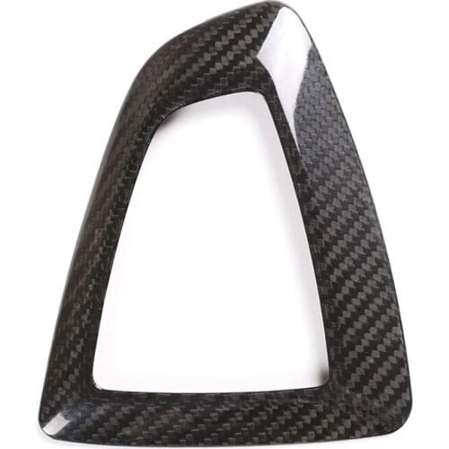 Carbon Fiber Car Gear Shift Knob Cover Sticker for BMW F30 F31 F35 F20 F21 F22 F23 RHD