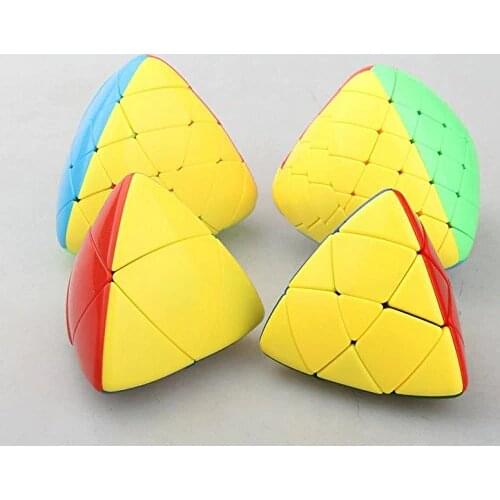 CuberSpeed Speedcubing Bundle Pyramorphix 2x2 Mastermorphix Stickerless 3x3 Megamorphix 4x4 Gigamorphix 5x5 Puzzle