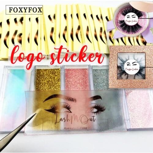 Custom logo design Makeup Eyelashes trademark Cosmetic Brand Customize Company Logo 3D Mink Lashes Labels Beauty design
