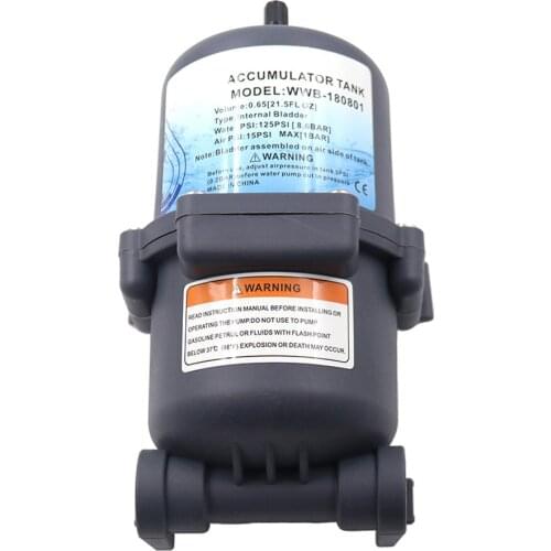 8.6BAR)125PSI Accumulator Tank For RV / Camper / Trailer / Motorhome 8X5X5