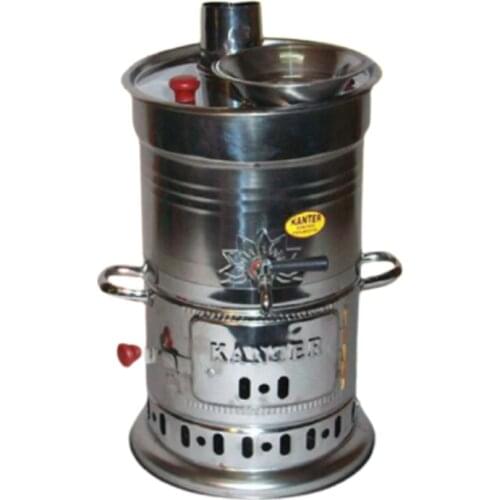 Stainless Steel Samovar Teapot warmer camping samovar Tea urn plateau presentation Kettle tea infuser camping accessories picnic