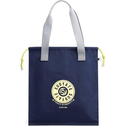 Women Large capacity Nylon Handbags Waterproof Shopping Shoulder Bag Multi-pocket Solid Casual Tote Top-handle Bags