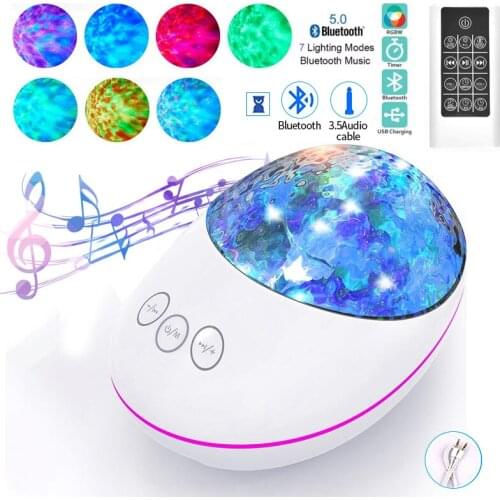 Colorful Lamp Starry Sky Galaxy Projector light Blueteeth Voice Control Music Player LED Night Light Valentines Day Projection