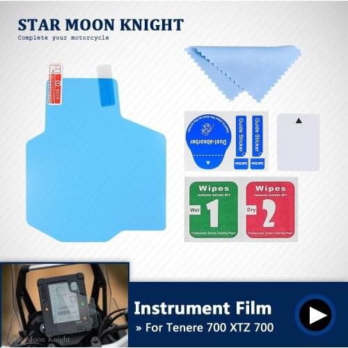 For YAMAHA Tenere 700 Tenere700 T700 XTZ 700 2019 2020 Motorcycle Scratch Cluster Screen Dashboard Protection Instrument Film