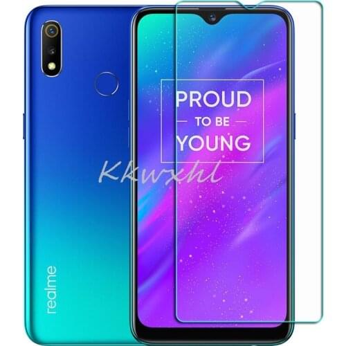 For OPPO Realme 3 Glass Screen Protective Tempered Glass FOR OPPO Realme3 RMX1825, RMX1821, 1821 6.2" Protector Cover Film