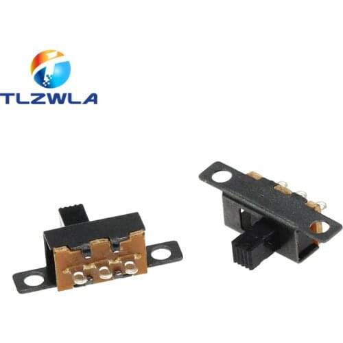 1000Pcs 3 Solder Lug Pin On-On 2 Position 1P2T SPDT Panel Slide Switch SS12F55