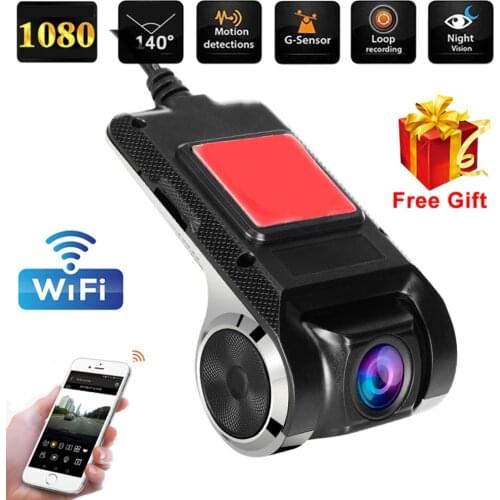 1080P WIFi Dash Cam DVR Dash Car Camera WIFI DVR ADAS Dashcam Android DVR Car Recorder Dash Cam Night Version 1080P Recorder