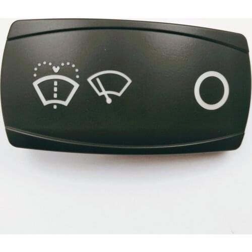 12V Bar Carling Rocker Toggle Switch ON/OFF/ON 7PINS ROCKER SWITCH Blue LED Light Car Boat Truck-WIPER WASHER SYMBOL