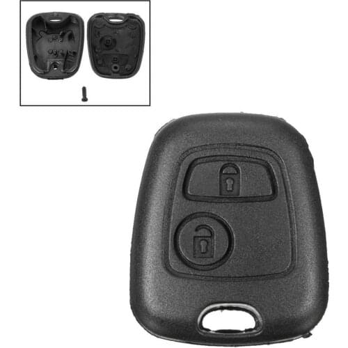 2 Button Bemote Key Fob Shell Cover Case Remote Key 307 107 For Peugeot Cover Replacement Shell Fob Car 406 106 207 Key 206 Y5C3