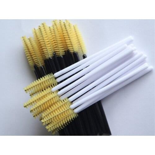 20000 pcs make up brush synthetic fiber Disposable Eyelash Brush Mascara Applicator Wand Brush Cosmetic Makeup Two color