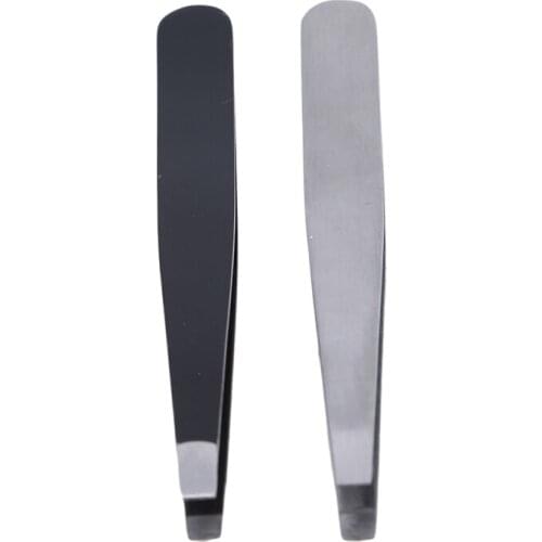 3pcs Eyebrow Tweezers Stainless Steel 2020 New Hot Sale Pointed / Tilted Pointed / Flat Hair Removal Makeup Kit