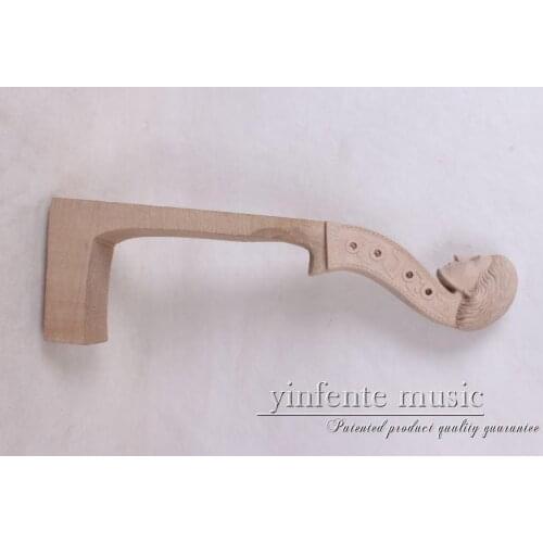 4/4 New Cello Neck Man Head Hand Carve High Quality 1-2