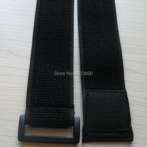 5 Pcs 38mm*355mm Hook Loop Straps Elasti Reusable Tie Cable Band