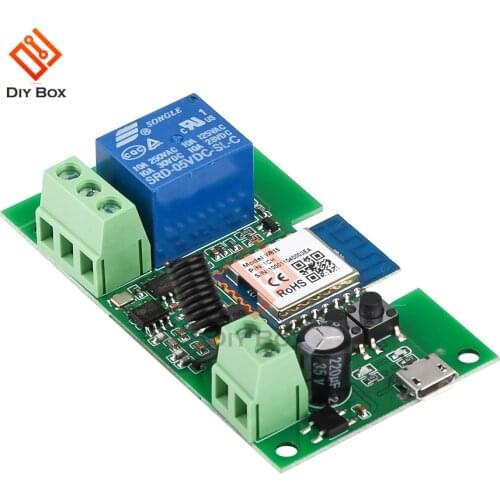 WiFi Relay Switch Module 1/2/4 Way USB 5V DC7-32V Timer Wireless Phone APP Remote Control+433MHZ RF Control For Smart Home Alexa