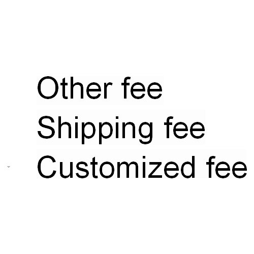 Homie Other fee Shipping fee Customized fee