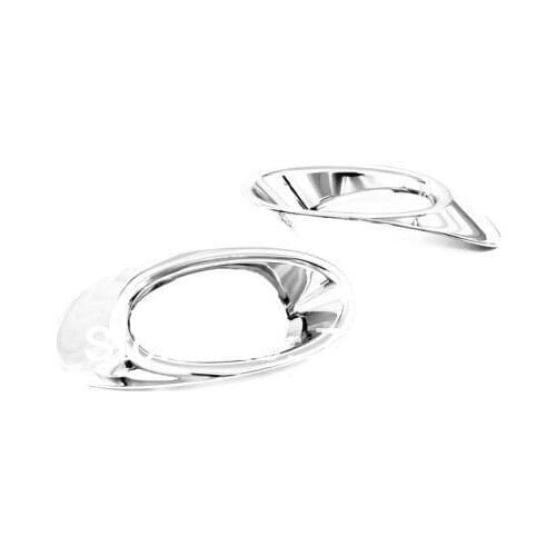 Car Styling Chrome Front Fog Light Trim For Honda City / Aria 2009-2012
