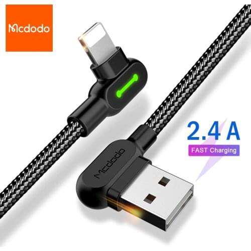 MCDODO USB Cable For iPhone 11 Pro Max Xs Xr X 8 7 6 Fast Charging Micro USB Type C Charger Cord For Samsung Huawei Xiaomi Redmi