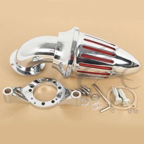 Chrome Air Cleaner Kits Intake Filter For Harley CV Carburetor Delphi V-Twin New