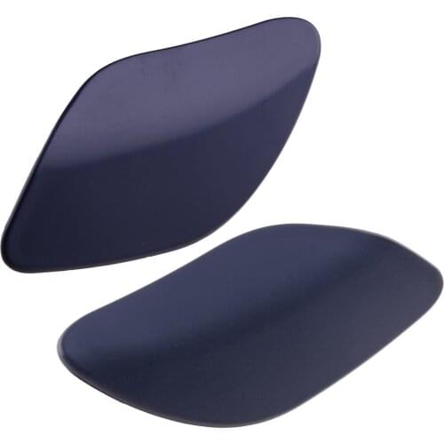 CITALL 1 Pair Front Left&Right Headlight Washer Nozzle Cover Cap Fit For Porsche Cayenne Turbo GTS 2008 2009 2010 Unpainted