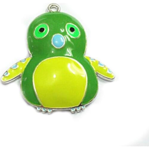 Cartoon enamel penguin pendant Animal Pendant Keyring necklace
