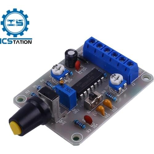 ICL8038 Monolithic Function Signal Generator Module Sine/ Square/ Triangle Wave DC 12V 50-5Khz