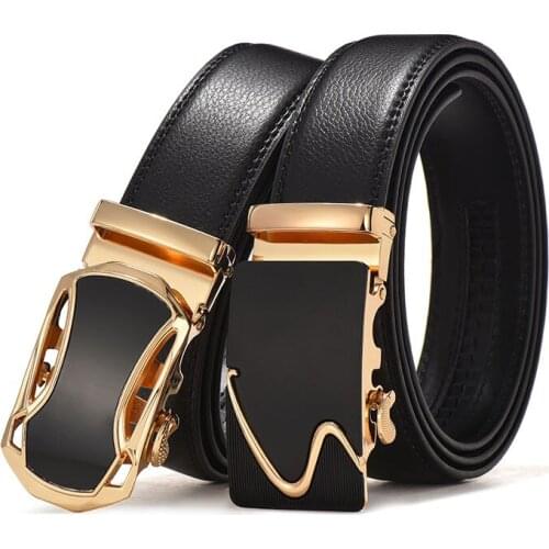 Wh83B men brown black color 130cm 150cm long cowhide leather belts