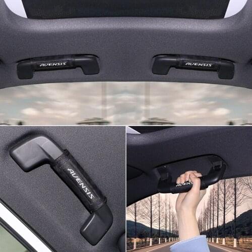 Car Door Handle Cover for Toyota AVENSIS Auto safety pull gloves Protective Pad Plush Covers Accessories