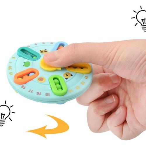 New Children Intellectual Finger Burger Little Magic Bean Cube Rotating Stress Relief Cube Fingertip Magic Bean Toy Gift