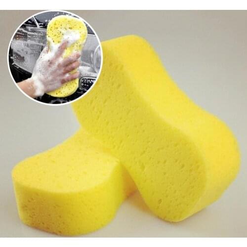 Portable 8 Shape Car Glass Washing Cleaner Wax Sponge Foam Auto Cleaning Tool detailing car wash для машины Sponges