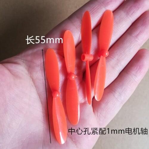 12PCS 55mm Length Propeller for RC Drone Propeller 8520 720 Motor 1mm Motor shaft CW CCW Blade Replacement Accessory