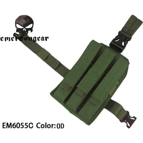Airsoft Hunting Magazing Emerson Tactical Triple Leg MAG Pouch EM6055