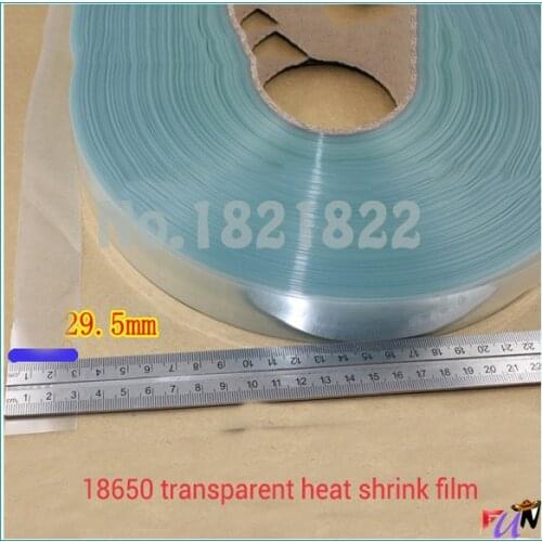 18650 protection heat shrink tube shrink sheet 18650 soft heat shrink tube
