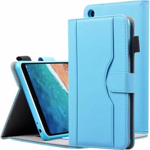 Smart Sleep Case for Xiaomi MiPad 4 Mi Pad4 8" Magnet Cover with Hand Holder Case for Xiaomi Mipad 4 8 Inch Tablet PC+pen