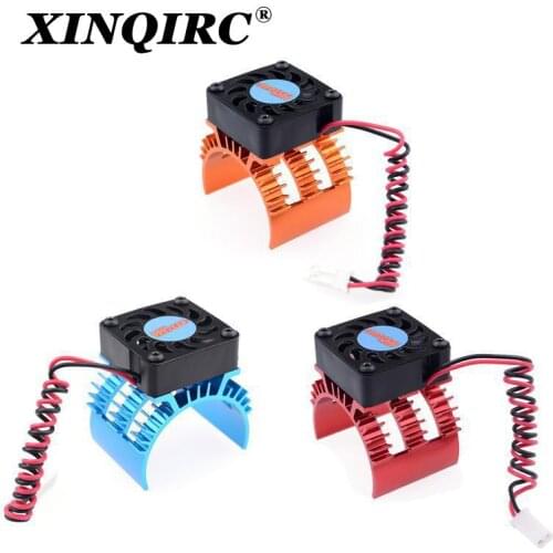 1 / 10 1 / 8 RC car upgrade part 540 550 3650 3660 3670 3674 motor cooling fan radiator brushless motor radiator