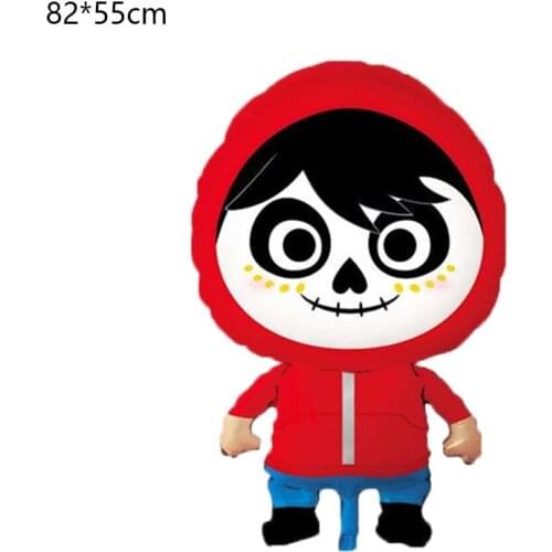 18 inch Movie COCO MIG Theme Aluminium Foil Balloons Party Decoration Balloons Rotate Balloon Birthday Party Supplies