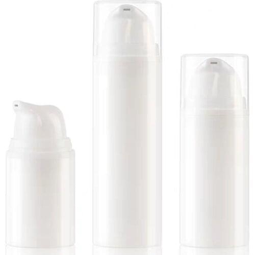 20pcs/lot 15ml 30ml 50ml PP small sample airless bottle vacuum pump bottle lotion bottle used for Cosmetic Containe