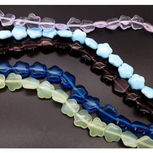 5 Strand Five-pointed stars have 5 colored glass beads10*10MM