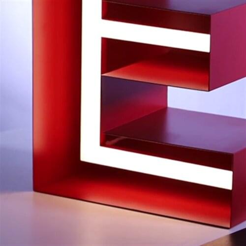 Alphabet Acrylic Neon Letter Led Neon Sign Light Customized Channel Letter For House Rooms Decoration