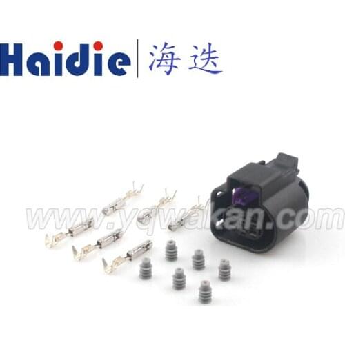 Free shipping 2sets 6pin auto waterproof plug LSU 4.9 Wide Band Oxygen Sensor Connector for Cad 1 928 404 669 1928404669