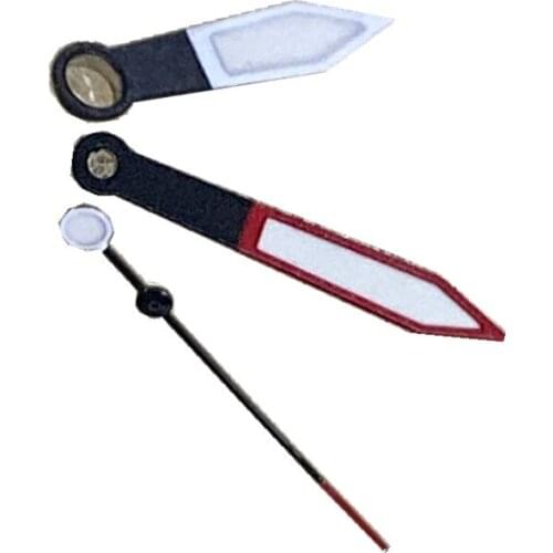 Watch Hands Three Pointers Green Luminous Needles For NH35 NH36 Watch Movement Replacement Accessories Blue/Red Optional