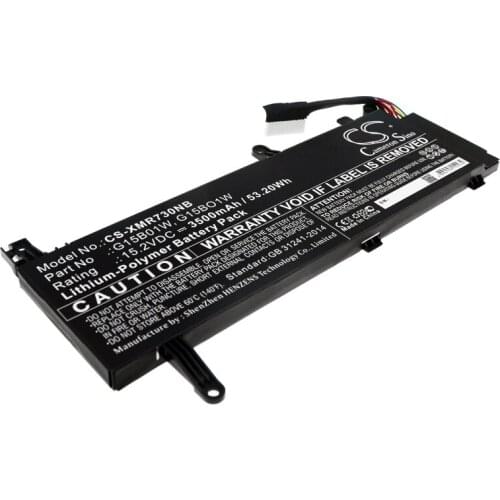 CS 3500mAh/53.20Wh battery for Xiaomi 171502-AD,gaming laptop 8th gen i7Intel, gaming laptop i7 gtx 1060