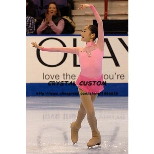 Custom Figure Skating Dresses Graceful New Brand Girls Ice Skating Dresses For Competition DR4284