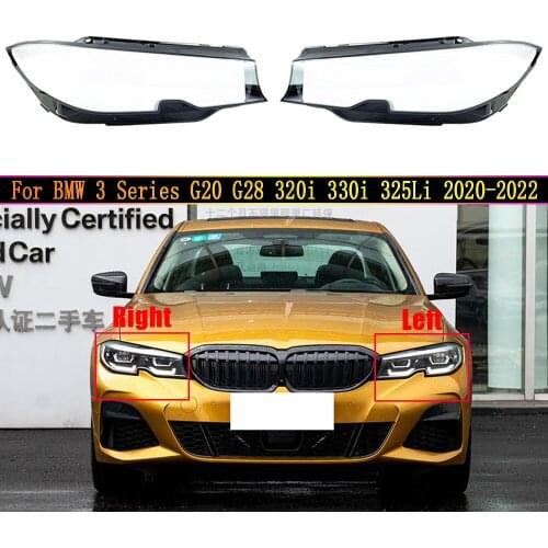 Headlight Cover for BMW G20 G28 320 325 2019 2020 Car Headlamp Lens Replacement Auto Shell