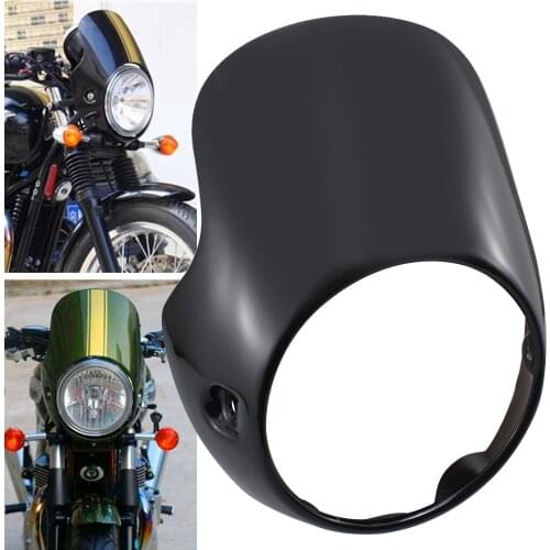 Motorcycle Cafe Racer Headlight Fairing Cowl Fit for Triumph BONNEVILLE T100 T120 SE Thruxton 900 Scrambler Benelli Leoncino 500